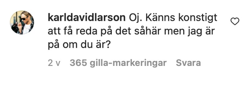 David Larssons kommentar David Larssons kommentar